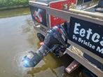 Pontonboot incl.Suzuki 25PK four stroke, Ophalen, 10 tot 30 pk, Zo goed als nieuw, 3 tot 6 meter
