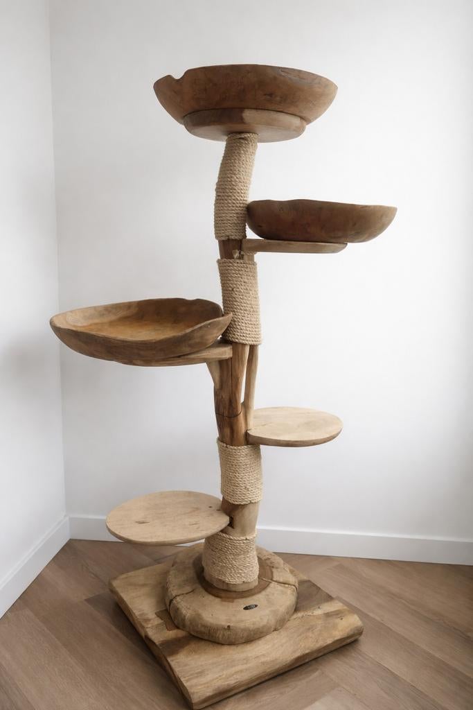 ✖️Klim- en Krabpaal Suar Hout XXL 1.50 Big Cat Editie✖️, Ophalen, Zo goed als nieuw, Krabpaal