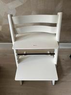 Stokke Tripp Trapp kinderstoel wit, Kinderen en Baby's, Kinderstoelen, Ophalen, Zo goed als nieuw, Meegroeistoel