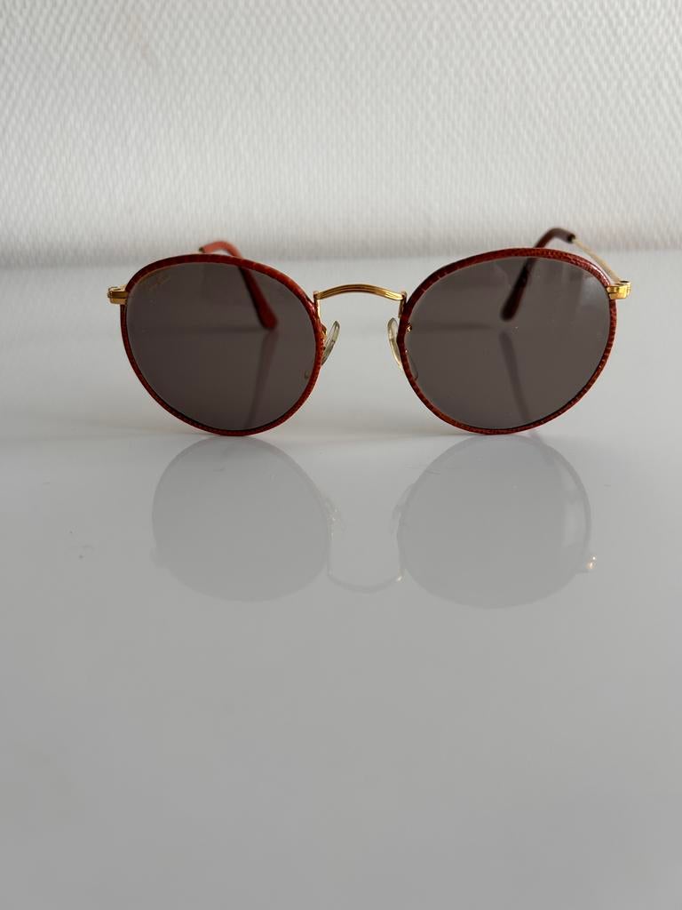 Ray Ban round metal leader met orginele B&L glazen, Zonnebril, Bruin, Verzenden, Zo goed als nieuw
