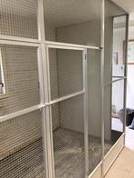 Binnenvoliere met morsstrook., Dieren en Toebehoren, Ophalen, Zo goed als nieuw, Aluminium, Volière