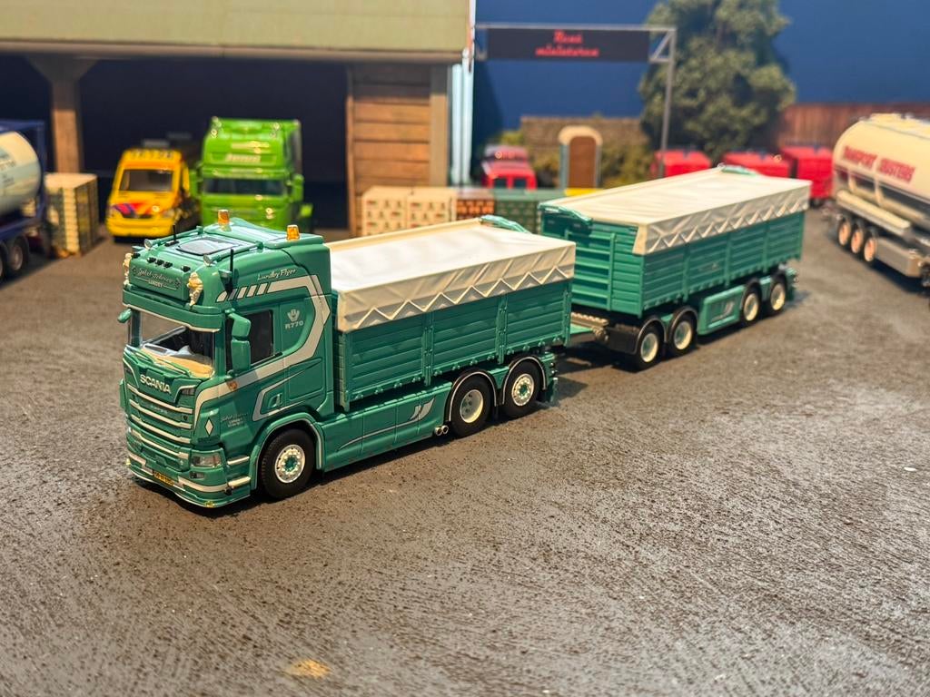 Tekno pedersen scania, Hobby en Vrije tijd, Modelauto's | 1:50, Tekno, Nieuw, Ophalen of Verzenden, Tekno