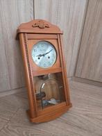 Fraaie houten wandklok met mooie slag, Ophalen of Verzenden