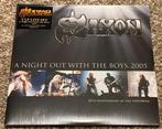 Saxon: A night out with the boys 2005 gold vinyl 2 lp, Verzenden