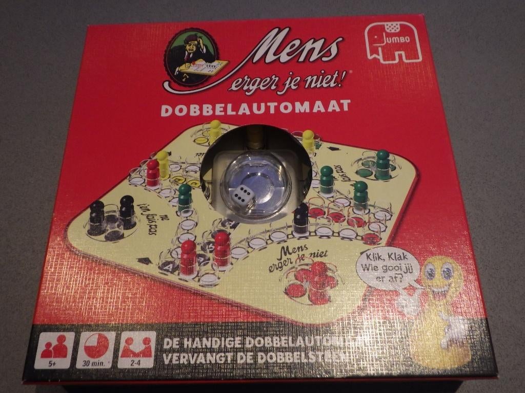 Mens erger je niet met dobbelautomaart, Ophalen of Verzenden