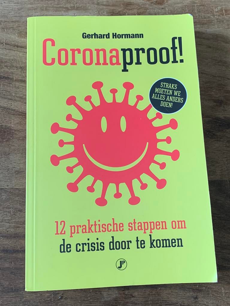 Gerhard Hormann - Coronaproof! Boek, Ophalen, Zo goed als nieuw, Gerhard Hormann