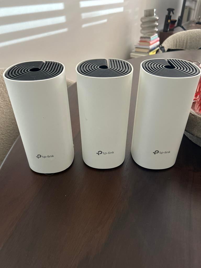 3x TP-Link Deco M4 Wifi Boosters - Mesh WiFi Systeem, Ophalen of Verzenden, Zo goed als nieuw, Router
