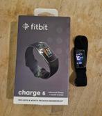 Fitbit Charge 5 + bandjes, Zwart, GPS, Ophalen of Verzenden, Zo goed als nieuw