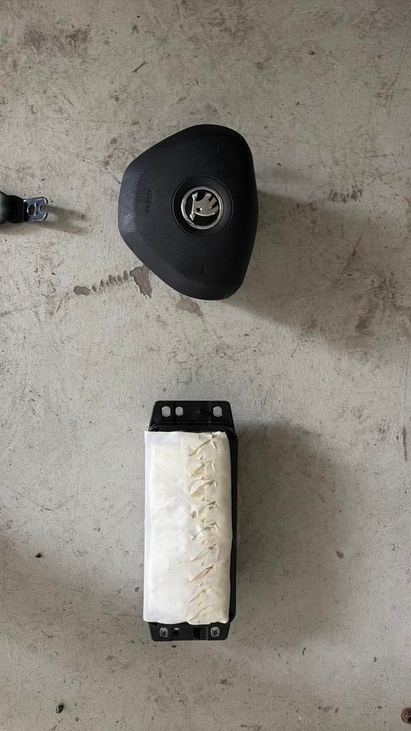 Skoda fabia airbag set 2014/2018, Ophalen of Verzenden