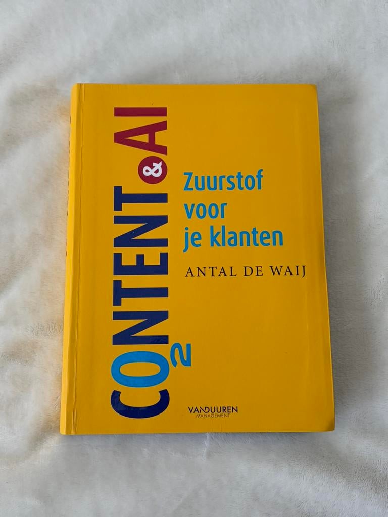 Content & AI, Ophalen of Verzenden, Zo goed als nieuw, Overige uitgevers, Nederlands