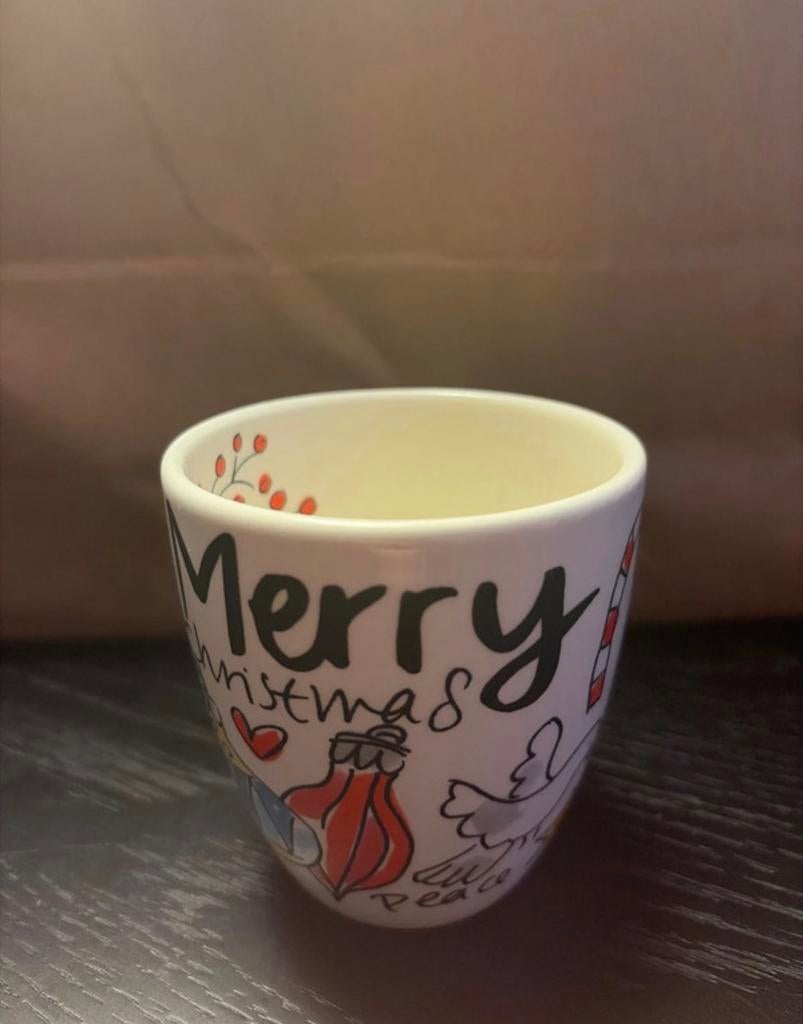 Blond Amsterdam Merry Christmas koffiekopje, Blond Amsterdam, Ophalen of Verzenden, Zo goed als nieuw, Kop(pen) en/of Schotel(s)