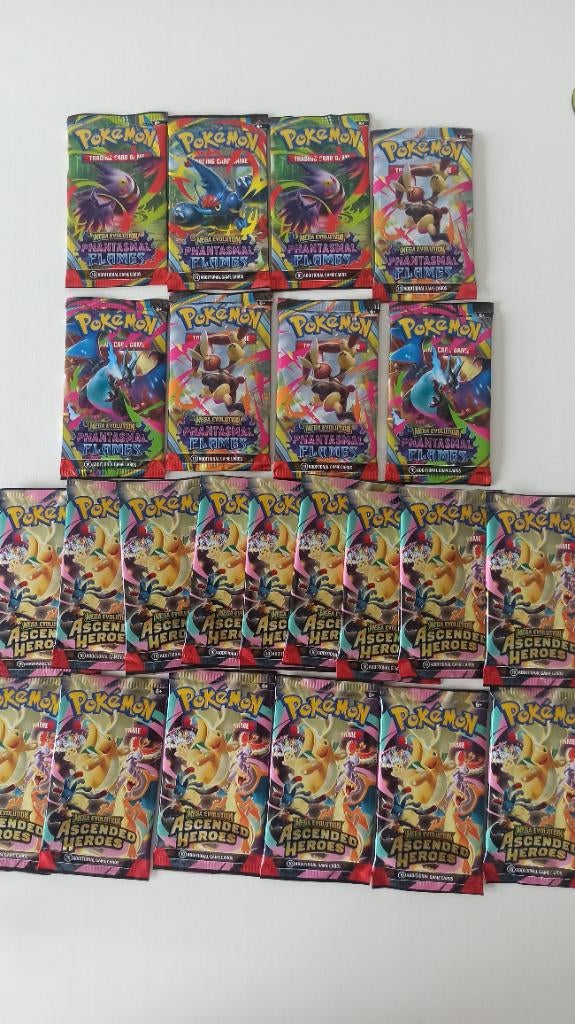 Pokémon packs Ascended Heroes, Hobby en Vrije tijd, Verzamelkaartspellen | Pokémon, Ophalen of Verzenden, Nieuw, Booster