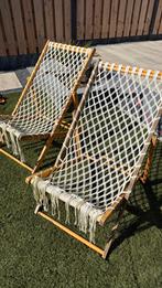 Ligstoelen stoelen voor in de tuin | 2 stuks |, Ophalen, Gebruikt, Hout