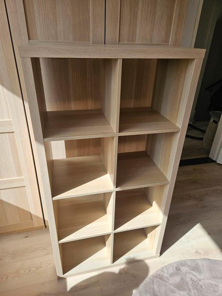 Ikea Kallax kast met 8 vakken, Huis en Inrichting, Kasten | Boekenkasten, Zo goed als nieuw, 50 tot 100 cm, 100 tot 150 cm, 25 tot 50 cm