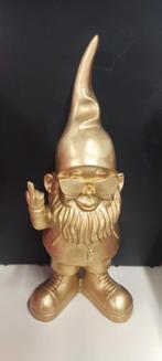 Leuke  Brildragende Kabouter Goud Kleurig, Verzamelen, Beelden en Beeldjes, Ophalen of Verzenden