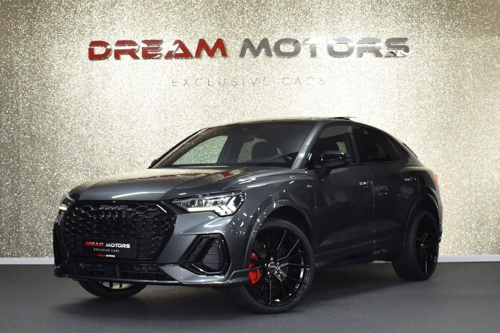 Audi Q3 Sportback 45 TFSI e S-Line 245pk | RSQ3 | PANODAK |, Auto's, Gebruikt, Zwart, Leder en Stof, Adaptive Cruise Control