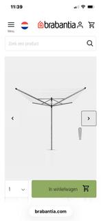 Droogmolen Brabantia, Tuin en Terras, Droogmolens en Wasrekken, Ophalen of Verzenden, Zo goed als nieuw, Droogmolen