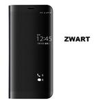 Clear View Stand Cover Set voor Huawei P Smart 2019 _ Zwart, Verzenden, Nieuw, Hoesje of Tasje