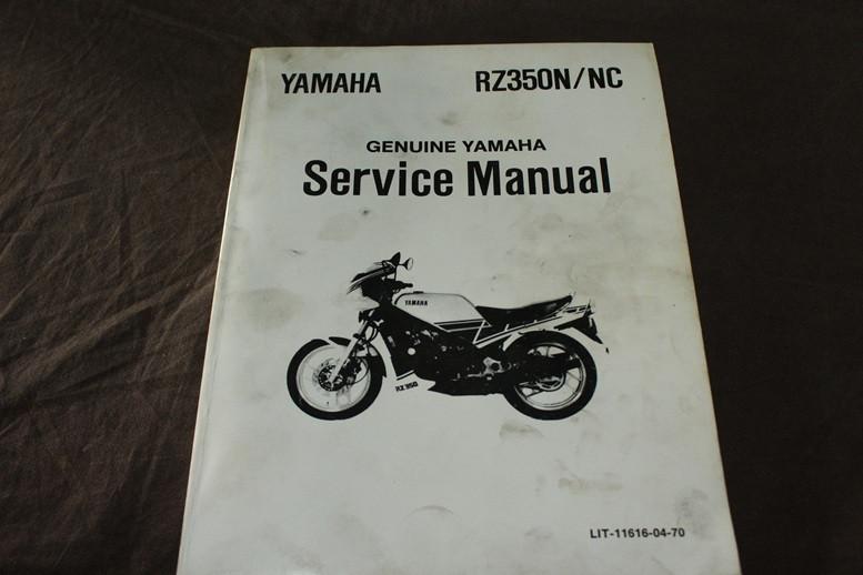 Yamaha RZ350 N NC 1984 1985 motorcycle service manual RZ 350, Ophalen of Verzenden, Yamaha