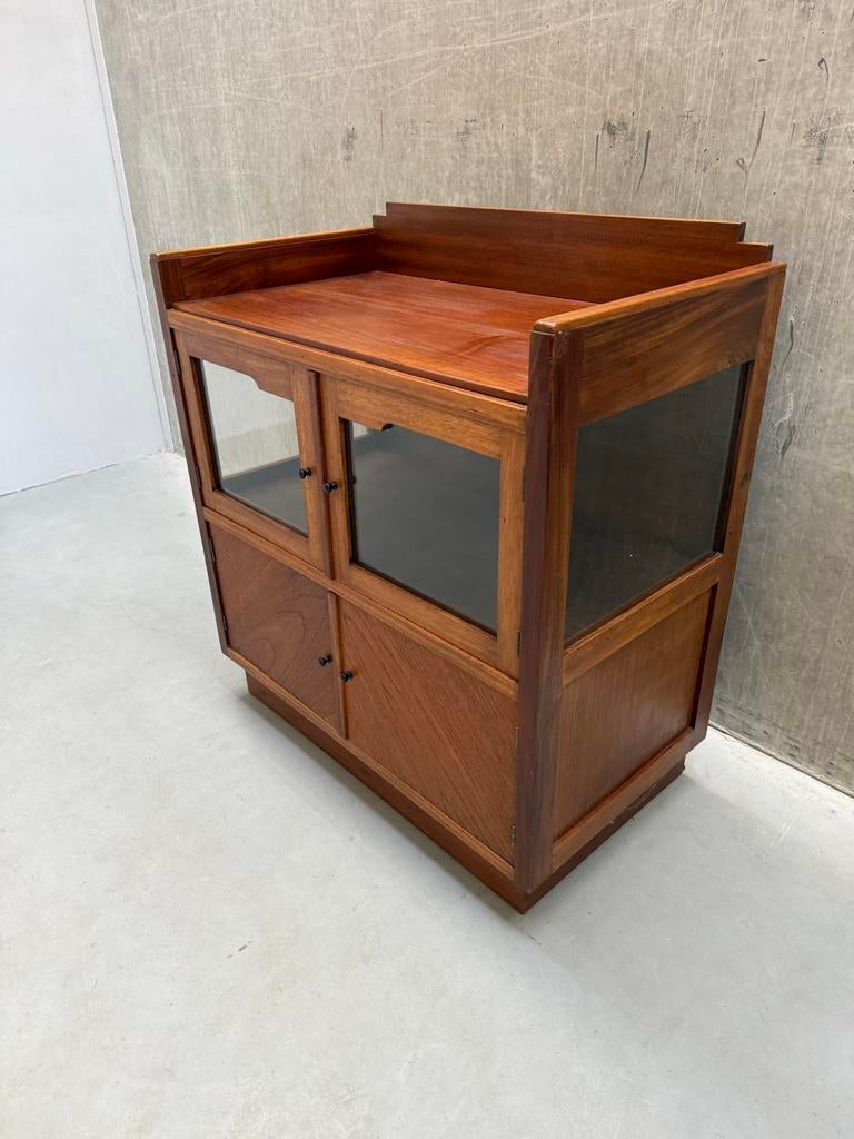 Art Deco Theekastje Amsterdamse School Jaren '30 Eikenhout, Ophalen