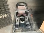 Kinderzitje voor fiets met windscherm, Ophalen, Gebruikt, Voetsteuntjes, Voorzitje