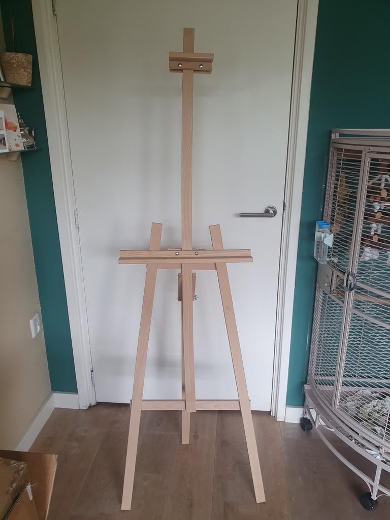 Houten schildersezel - Perfect voor kunstenaars, Ophalen, Zo goed als nieuw, Ezel