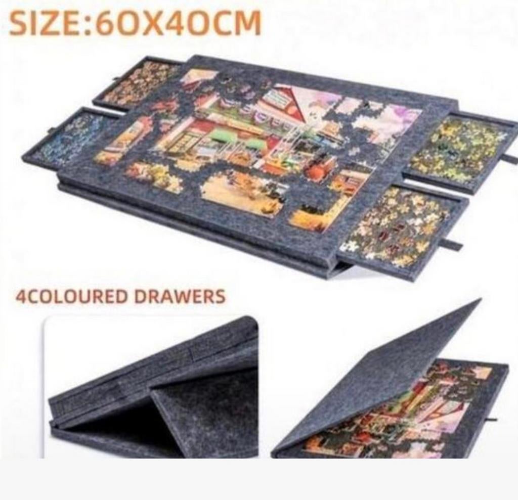 Nieuwe Puzzelplaat met laatjes (vilt), Ophalen, Minder dan 500 stukjes, Nieuw, Overige typen