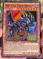 Yu-Gi-Oh! Red-Eyes Toon Dragon SHVI 1st Edition !, Ophalen of Verzenden, Zo goed als nieuw, Losse kaart, Foil