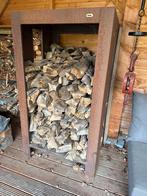 Zeno Houtopslag Cortenstaal - 160x90x80 cm, Ophalen, Gebruikt