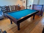 Luxe 7" pooltafel / eettafel, Sport en Fitness, Biljarten en Poolen, Ophalen, Zo goed als nieuw, Pooltafel
