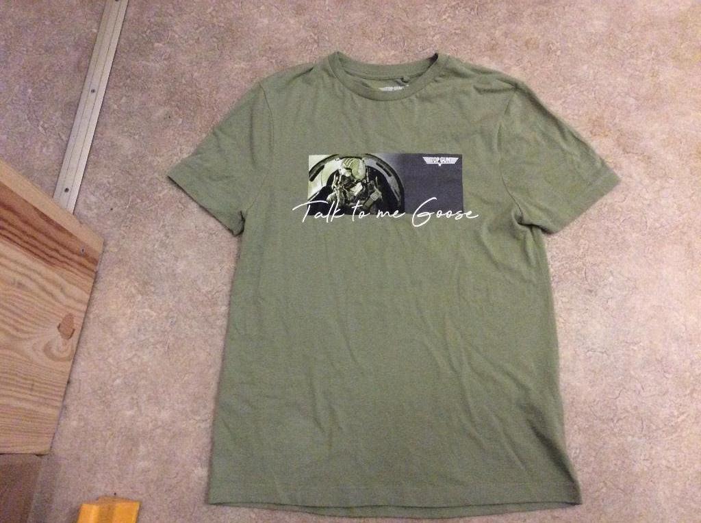 TopGun T-shirt "Talk to me Goose" maat S, Ophalen of Verzenden, Maat 46 (S) of kleiner, Groen