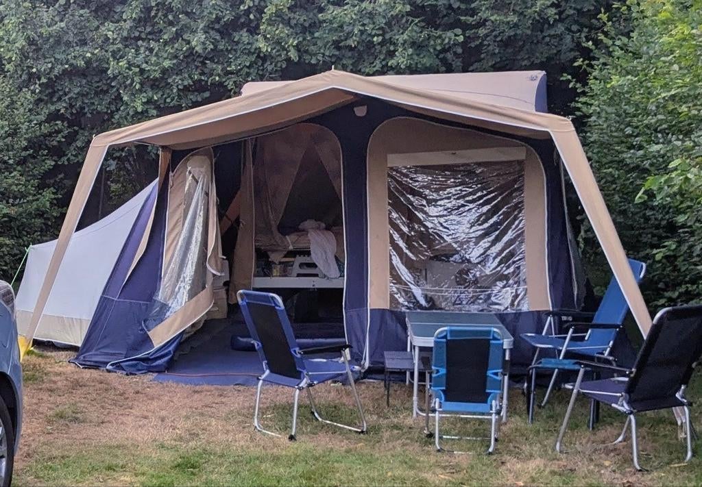 Trigano odyssee vouwwagen (2008), Caravans en Kamperen, Vouwwagens, Ophalen, Trigano, Aanwezig, Meer dan 6
