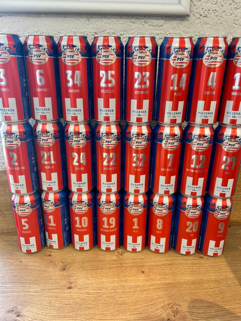 Limited edition psv blikken, Ophalen of Verzenden, Zo goed als nieuw, Gebruiksvoorwerp