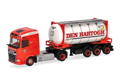 DAF Xg 1/87 Herpa 320344 Den Hartogh, Ophalen of Verzenden, Nieuw, Bus of Vrachtwagen, Herpa