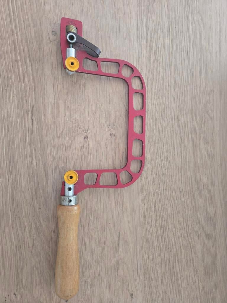 Aluminium beugelzaag  - Goudsmid gereedsch, Doe-het-zelf en Verbouw, Ophalen of Verzenden, Gebruikt