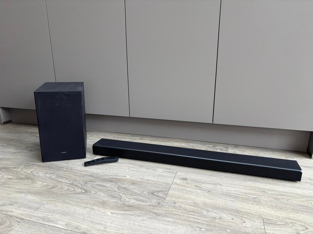 Samsung soundbar met subwoofer, Audio, Tv en Foto, Soundbars, Ophalen, Met externe subwoofer, Zo goed als nieuw