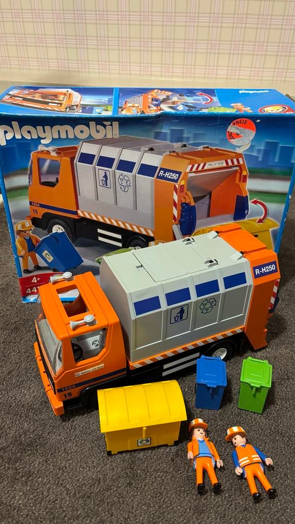 Playmobil 4418 Vuilniswagen, Kinderen en Baby's, Speelgoed | Playmobil, Ophalen of Verzenden, Gebruikt, Complete set