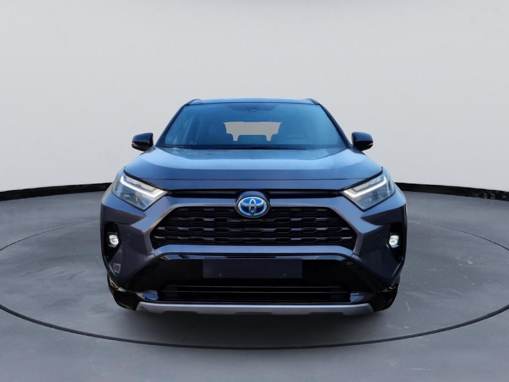 Toyota RAV4 2.5 Hybrid AWD Dynamic Bi tone Elec achterklep K, Automaat, Stof, Gebruikt, Zwart