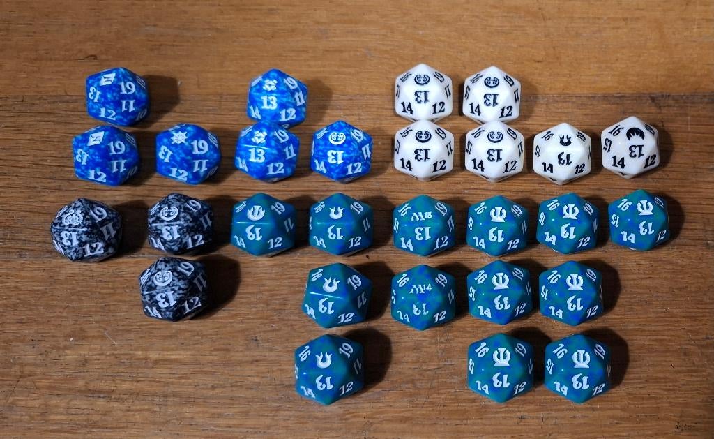 MTG Magic the Gathering Spindown dice dobbelstenen d20, Verzenden, Zo goed als nieuw