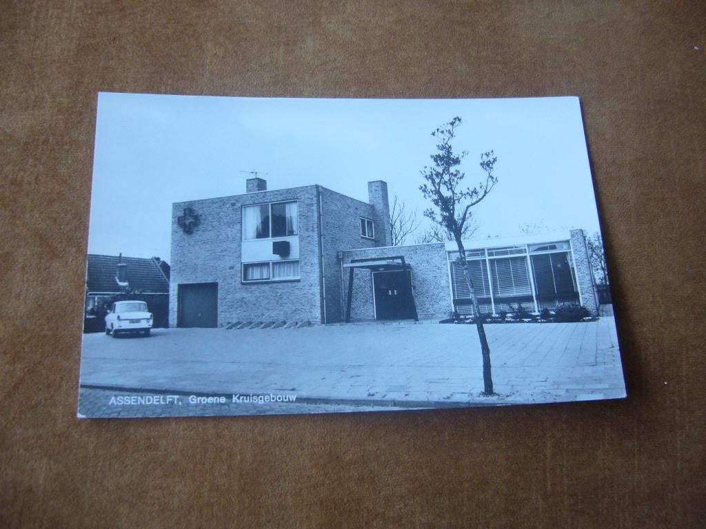 ASSENDELFT =  GROENE KRUIUSGEBOUW, Verzamelen, Ophalen of Verzenden, 1940 tot 1960, Ongelopen