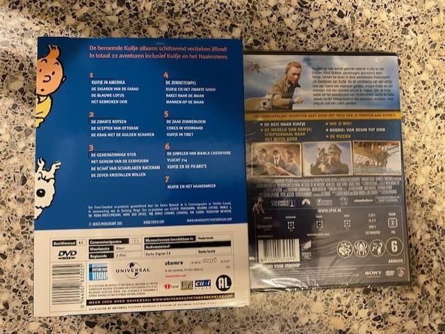 Kuifje DVD Collectie, Ophalen of Verzenden, Zo goed als nieuw, Actie en Avontuur, Alle leeftijden