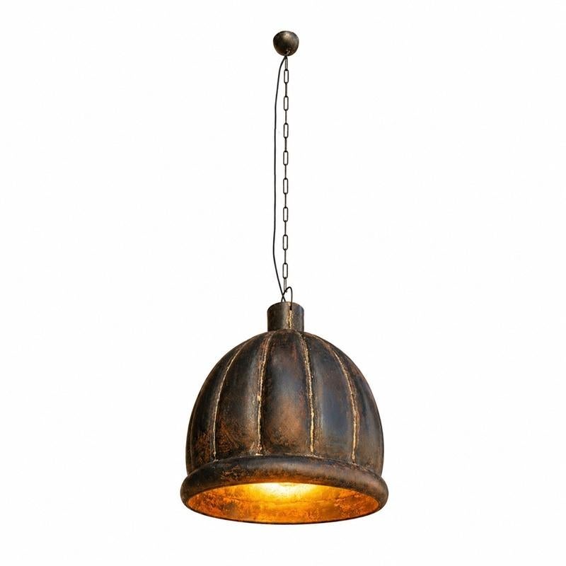 Hanglamp Industrieel van Staal en IJzer met Fitting Vintage, Info@dehanzeherten.nl, De Hanze Herten BV, 50 tot 75 cm, Industrieel, Vintage, Antiek