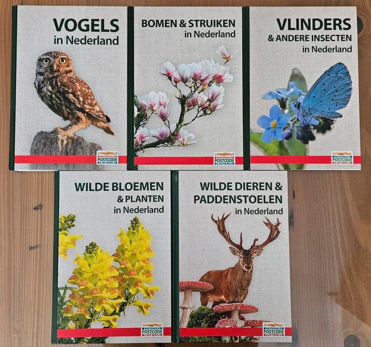Natuurboeken Nationale Postcode Loterij, Boeken, Natuur, Nieuw, Bloemen, Planten en Bomen, Ophalen of Verzenden