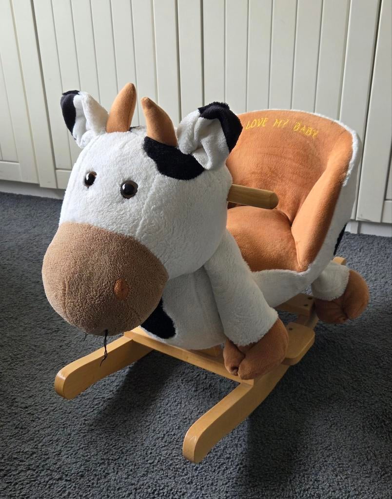 Hobbelkoe met geluid vanaf 1 jaar, Ophalen of Verzenden, Zo goed als nieuw