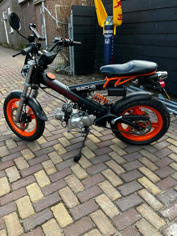 Sachs Madass 50cc - Unieke Brommer met Sportieve Look, Fietsen en Brommers, Brommers | Overige merken, Gebruikt, Maximaal 45 km/u