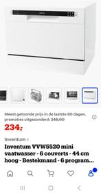 Inventum VVW5520 mini vaatwasser, Witgoed en Apparatuur, Ophalen