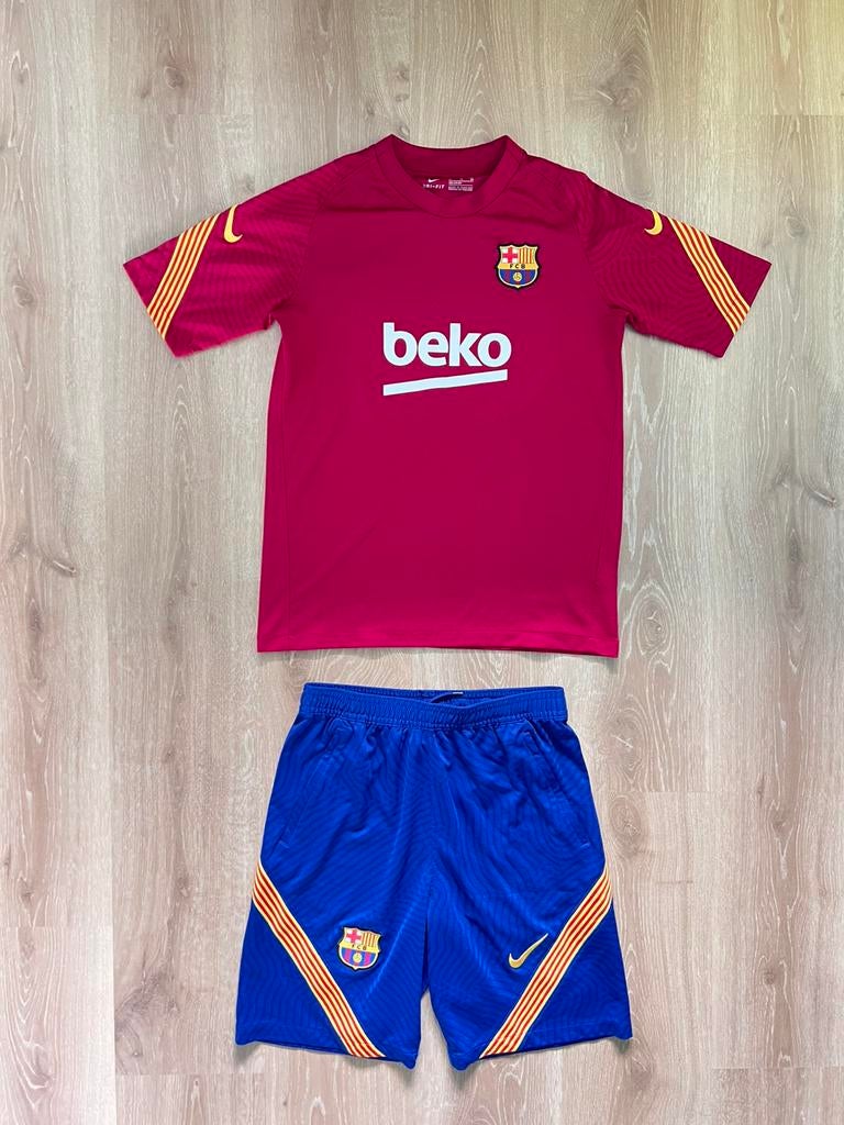 FC Barcelona trainingsset Nike 20/21 maat XS, Ophalen of Verzenden, Nike, Nike, Voetbal