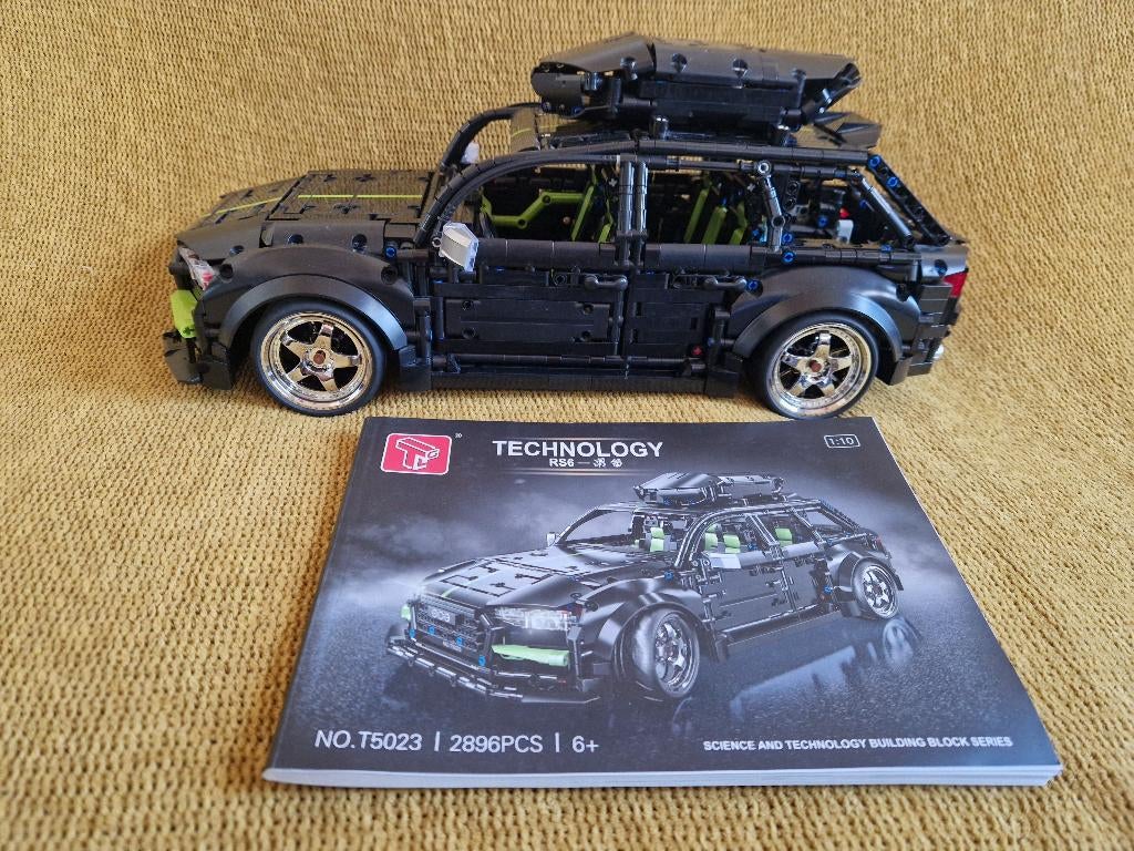 Audi RS6 "lego" technic, Kinderen en Baby's, Speelgoed | Duplo en Lego, Ophalen, Zo goed als nieuw, Complete set