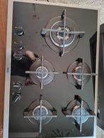 5 pits gasstel op glas, Ophalen of Verzenden, Inbouw, Gas, 4 kookzones