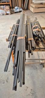 Partij hardhouten glaslatten, Doe-het-zelf en Verbouw, Hout en Planken, Ophalen, Gebruikt, Minder dan 25 mm, Overige typen